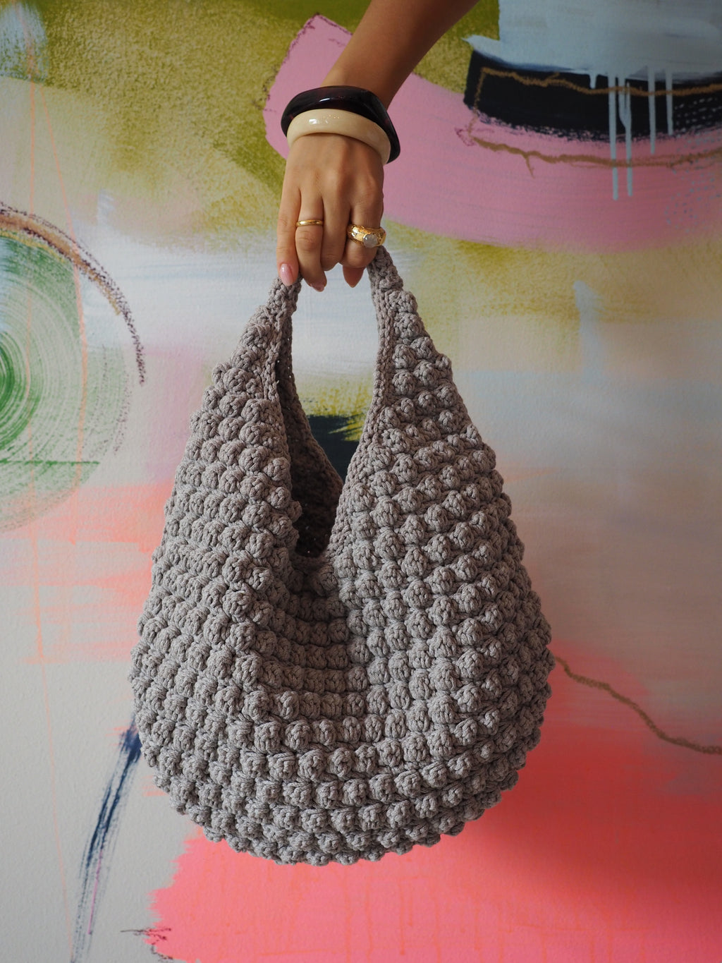 BUBBLE BAG hellgrau